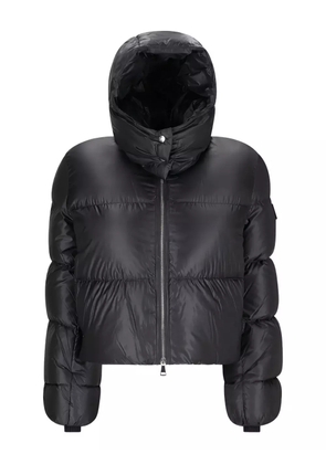 Add detachable-hood down jacket - Black
