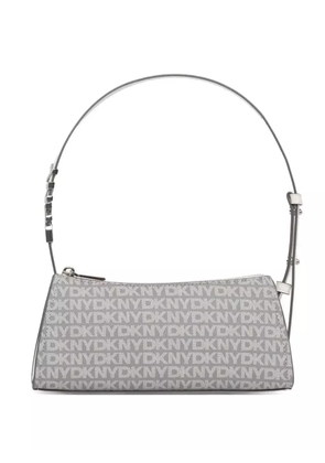 DKNY logo-plaque tote bag - Grey