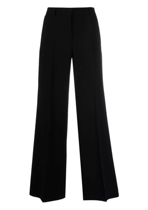 Alberto Biani flared tailored-cut trousers - Black