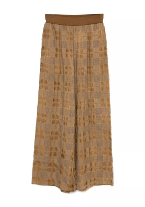 Uma Wang checked trousers - Brown