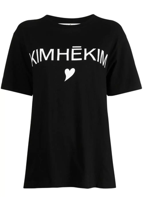 Kimhekim logo-print T-shirt - Black