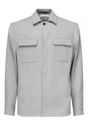 Eleventy double-pocket button-front jacket - Grey