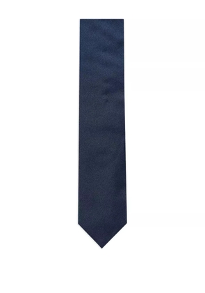 Corneliani textured silk tie - Blue