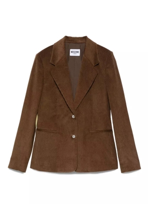 MOSCHINO JEANS corduroy blazer - Brown