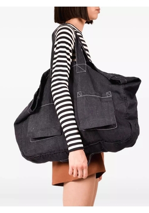 Ioana Ciolacu Denim pocket-detail tote bag - Blue