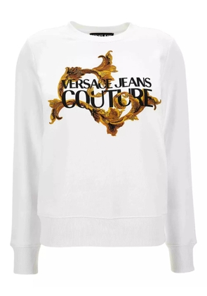 Versace Jeans Couture logo-print sweatshirt - White