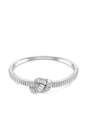 Swarovski Matrix baguette-cut knot bracelet - Silver