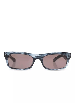 Balenciaga Eyewear marble rectangle sunglasses - Black