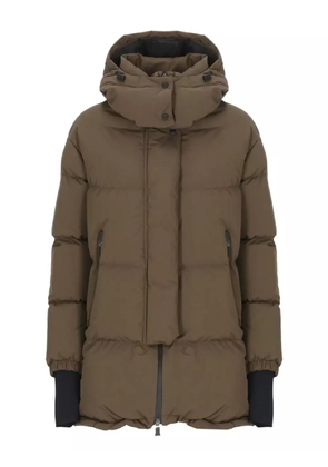 Herno quilted hooded puffer jacket - Brown