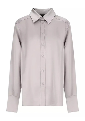 THE ANDAMANE collared long-sleeves shirt - Grey