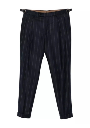 Berwich pinstripe pleated trousers - Blue
