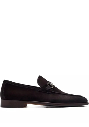 Magnanni suede loafers - Brown