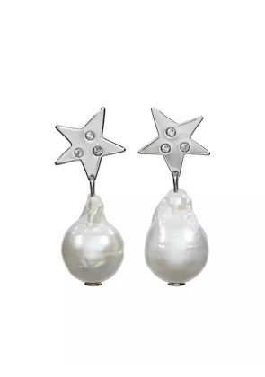 Tory Burch star-pearl earrings - 056