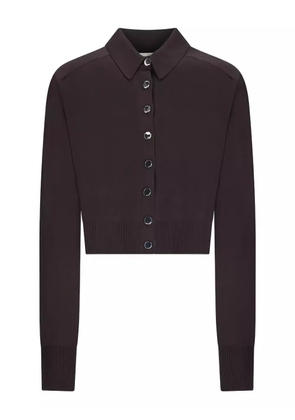 Sportmax button-fastening collared cardigan - Grey