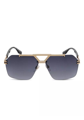 Marc Jacobs Eyewear geometric-frame sunglasses - Gold