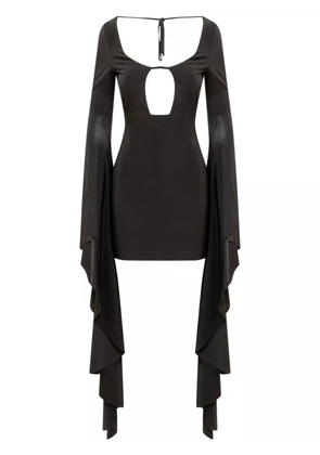 Giuseppe Di Morabito bell-cuffs mini dress - Black