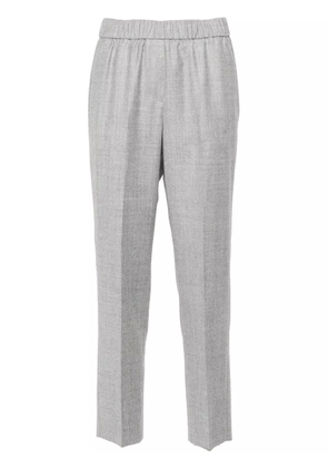 Peserico lurex-detail trousers - Grey