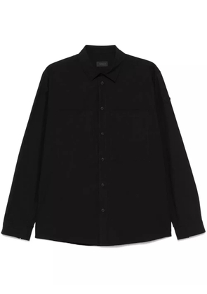 Moncler rubberised-logo shirt - Black