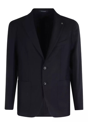 Tagliatore three-button patch-pocket blazer - Blue