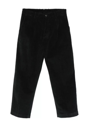 Nine In The Morning logo-label corduroy trousers - Black