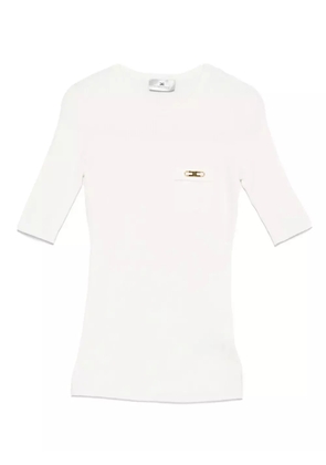 Elisabetta Franchi half-sleeve T-shirt - White
