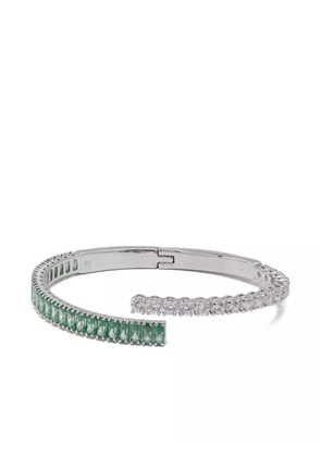 Swarovski Matrix crystal-embellishment bracelet - Silver