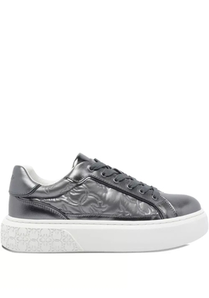 PINKO metallic platform sneakers - Grey