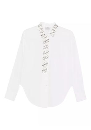 Forte Forte petites-étoiles embellished-collar shirt - White