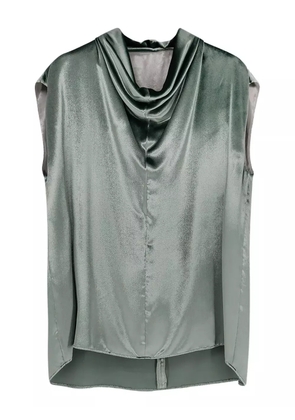 Alberta Ferretti cowl-neck sleeveless top - Green