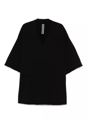 Rick Owens V-neck T-shirt - Black