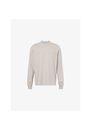 Mens Rick Owens Crewneck Long-Sleeve Cotton Jumper