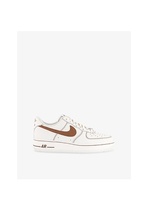 Mens Nike Air Force 1 '07 Leather Low-Top Trainers