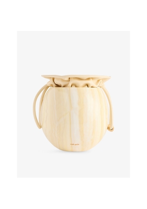 Womens Cult Gaia Mona Acrylic and Leather Wristlet Bag