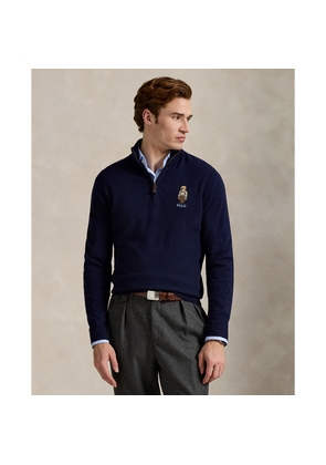 Polo Bear Wool Quarter-Zip Jumper