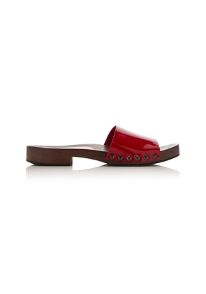 Miu Miu Patent Leather Clogs - Moda Operandi