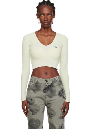 Vivienne Westwood Green Bea Cropped Sweater