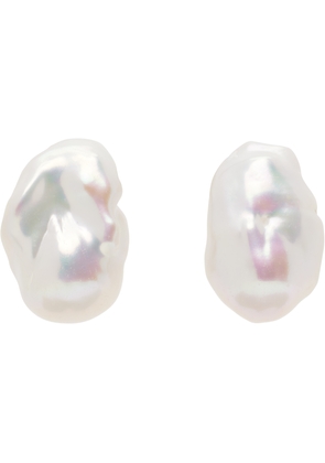 éliou White Stella Earrings