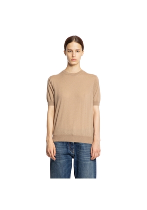 Superfine Cashmere Short Sleeve Sweater