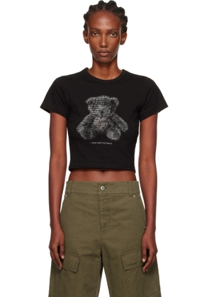 We11done Black Code Teddy T-shirt