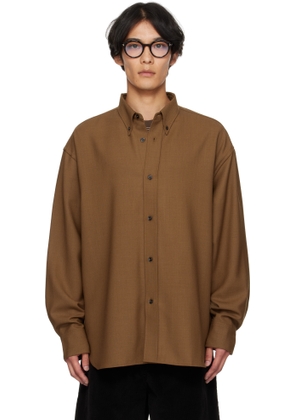 Studio Nicholson Tan Jude Shirt
