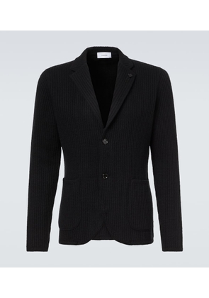 Lardini Ribbed-knit cashmere cardigan