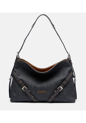 Givenchy Voyou Medium denim shoulder bag