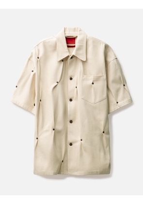 Multi Rivet Denim Short Sleeve Shirts