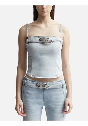 De-Lucy-S Cropped Denim Top