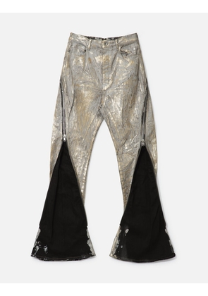 Hollywood Bolan Banana In Gold Megacrust Stretch Denim