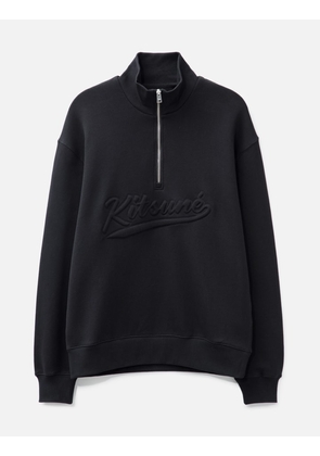 Varsity Half-Zip Comfort Sweater