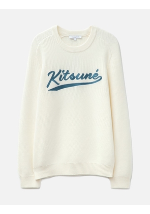Kitsuné Varsity Embroidered Mesh Jumper