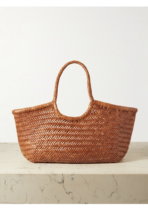 Dragon Diffusion - Nantucket Large Woven Leather Tote - Brown - One size