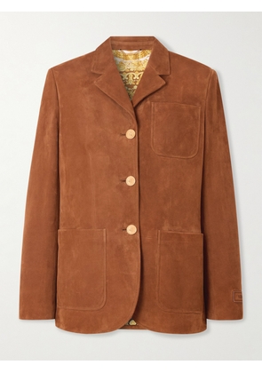 Versace - Suede Blazer - Brown - IT40,IT42,IT44,IT46