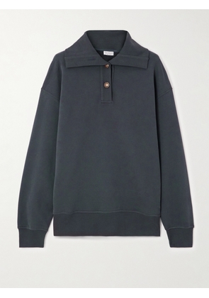 Brunello Cucinelli - Cotton-jersey Sweatshirt - Blue - xx small,x small,small,medium,large,x large